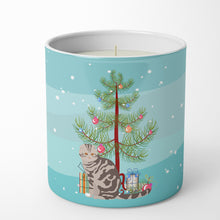 Load image into Gallery viewer, Foldex Exotic Fold Cat Merry Christmas 10 oz Decorative Soy Candle