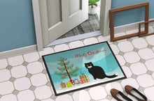 Load image into Gallery viewer, Foldex Exotic Fold #2 Cat Merry Christmas Doormat - 18x27 Decorative Floor Mat – Indoor/Outdoor Rug with Artistic Flair CK4769MAT