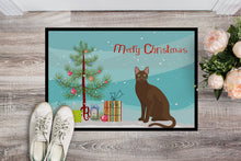 Load image into Gallery viewer, Havana Brown Cat Merry Christmas Doormat - 18x27 Decorative Floor Mat – Indoor/Outdoor Rug with Artistic Flair CK4770MAT