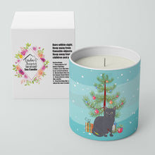 Load image into Gallery viewer, Nebelung Cat Merry Christmas 10 oz Decorative Soy Candle