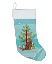 Load image into Gallery viewer, Ocicat #2 Cat Merry Christmas Christmas Stocking