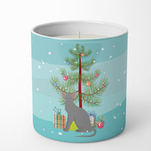 Load image into Gallery viewer, Oriental Shorthair Cat Merry Christmas 10 oz Decorative Soy Candle