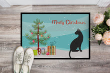 Load image into Gallery viewer, Pantherette Cat Merry Christmas Doormat - 18x27 Decorative Floor Mat – Indoor/Outdoor Rug with Artistic Flair CK4784MAT