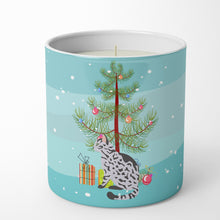Load image into Gallery viewer, Serengeti Cat Merry Christmas 10 oz Decorative Soy Candle