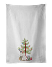 Load image into Gallery viewer, Siamese Modern Cat Merry Christmas White Kitchen Towel Set of 2