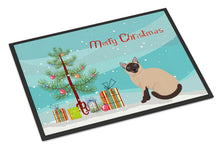 Load image into Gallery viewer, Siamese Traditional Cat Merry Christmas Doormat - 18x27 Decorative Floor Mat – Indoor/Outdoor Rug with Artistic Flair CK4793MAT