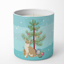Load image into Gallery viewer, Singapura #1 Cat Merry Christmas 10 oz Decorative Soy Candle