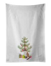 Load image into Gallery viewer, Snowshoe #1 Cat Merry Christmas White Kitchen Towel Set of 2