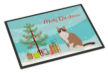Load image into Gallery viewer, Snowshoe #2 Cat Merry Christmas Doormat - 18x27 Decorative Floor Mat – Indoor/Outdoor Rug with Artistic Flair CK4798MAT