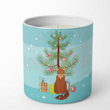 Load image into Gallery viewer, Somali Cat Merry Christmas 10 oz Decorative Soy Candle