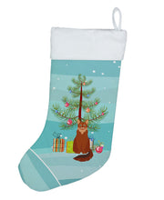 Load image into Gallery viewer, Somali Cat Merry Christmas Christmas Stocking