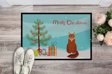 Load image into Gallery viewer, Somali Cat Merry Christmas Doormat - 24x36 Decorative Floor Mat – Indoor/Outdoor Rug with Artistic Flair CK4799JMAT