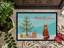 Load image into Gallery viewer, Somali Cat Merry Christmas Doormat - 18x27 Decorative Floor Mat – Indoor/Outdoor Rug with Artistic Flair CK4799MAT
