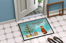 Load image into Gallery viewer, Somali Cat Merry Christmas Doormat - 18x27 Decorative Floor Mat – Indoor/Outdoor Rug with Artistic Flair CK4799MAT