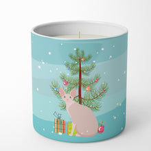 Load image into Gallery viewer, Sphynx #2 Cat Merry Christmas 10 oz Decorative Soy Candle