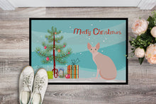 Load image into Gallery viewer, Sphynx #2 Cat Merry Christmas Doormat - 24x36 Decorative Floor Mat – Indoor/Outdoor Rug with Artistic Flair CK4801JMAT