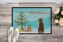 Load image into Gallery viewer, Suphalak Cat Merry Christmas Doormat - 18x27 Decorative Floor Mat – Indoor/Outdoor Rug with Artistic Flair CK4803MAT