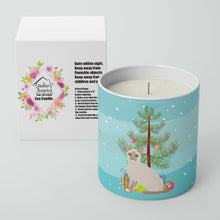 Load image into Gallery viewer, Tonkinese Cat Merry Christmas 10 oz Decorative Soy Candle