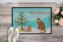 Load image into Gallery viewer, Toyger Cat Merry Christmas Doormat - 24x36 Decorative Floor Mat – Indoor/Outdoor Rug with Artistic Flair CK4806JMAT