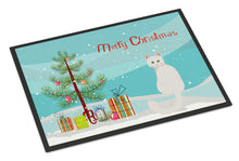 Load image into Gallery viewer, Turkish Angora Cat Merry Christmas Doormat - 24x36 Decorative Floor Mat – Indoor/Outdoor Rug with Artistic Flair CK4807JMAT