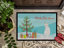 Load image into Gallery viewer, Turkish Angora Cat Merry Christmas Doormat - 18x27 Decorative Floor Mat – Indoor/Outdoor Rug with Artistic Flair CK4807MAT