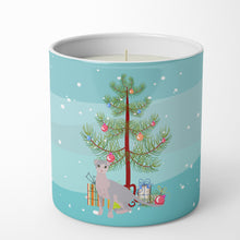 Load image into Gallery viewer, Ukrainian Levkoy Cat Merry Christmas 10 oz Decorative Soy Candle