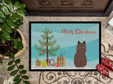 Load image into Gallery viewer, York Chocolate Cat Merry Christmas Doormat - 24x36 Decorative Floor Mat – Indoor/Outdoor Rug with Artistic Flair CK4810JMAT