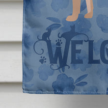 Load image into Gallery viewer, Fawn Abyssinian Cat Welcome Flag Canvas House Size CK4812CHF