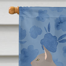 Load image into Gallery viewer, Blue Abyssinian Cat Welcome Flag Canvas House Size CK4813CHF