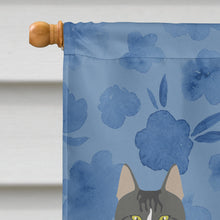 Load image into Gallery viewer, Tricolour Aegean Cat Welcome Flag Canvas House Size CK4814CHF