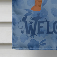 Load image into Gallery viewer, American Bobtail #2 Cat Welcome Flag Canvas House Size CK4817CHF