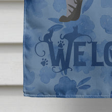 Load image into Gallery viewer, American Curl #1 Cat Welcome Flag Canvas House Size CK4818CHF