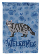 Load image into Gallery viewer, American Curl #1 Cat Welcome Flag Canvas House Size CK4818CHF
