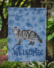 Load image into Gallery viewer, American Curl #1 Cat Welcome Garden Flag - Outdoor Decorative Yard Flag CK4818GF