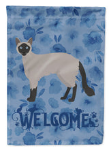 Load image into Gallery viewer, Balinese #1 Cat Welcome Garden Flag - Outdoor Decorative Yard Flag CK4830GF