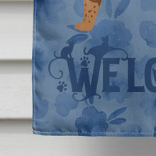 Load image into Gallery viewer, Bengal #2 Cat Welcome Flag Canvas House Size CK4835CHF