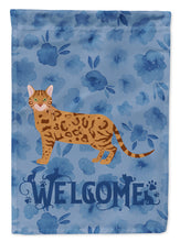 Load image into Gallery viewer, Bengal #2 Cat Welcome Flag Canvas House Size CK4835CHF