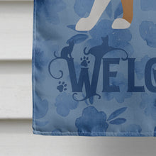 Load image into Gallery viewer, Brazilian Shorthair Cat Welcome Flag Canvas House Size CK4837CHF