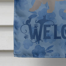 Load image into Gallery viewer, British Longhair Cat Welcome Flag Canvas House Size CK4838CHF