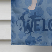 Load image into Gallery viewer, Burmilla Cat Welcome Flag Canvas House Size CK4843CHF