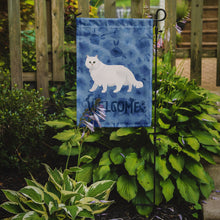Load image into Gallery viewer, Chinchilla Persian Longhair Cat Welcome Garden Flag - Outdoor Decorative Yard Flag CK4855GF