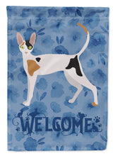 Load image into Gallery viewer, Cornish Rex Cat Welcome Garden Flag - Outdoor Decorative Yard Flag CK4864GF