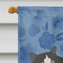 Load image into Gallery viewer, Cymric Cat Welcome Flag Canvas House Size CK4865CHF