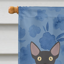 Load image into Gallery viewer, Devon Rex Cat Welcome Flag Canvas House Size CK4867CHF