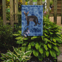 Load image into Gallery viewer, Devon Rex Cat Welcome Garden Flag - Outdoor Decorative Yard Flag CK4867GF