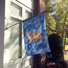 Load image into Gallery viewer, Devon Rex #3 Cat Welcome Flag Canvas House Size CK4869CHF