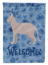 Load image into Gallery viewer, Don Sphynx Cat Welcome Flag Canvas House Size CK4870CHF