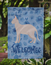 Load image into Gallery viewer, Don Sphynx Cat Welcome Garden Flag - Outdoor Decorative Yard Flag CK4870GF