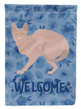 Load image into Gallery viewer, Don Sphynx #3 Cat Welcome Flag Canvas House Size CK4872CHF