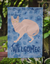 Load image into Gallery viewer, Don Sphynx #3 Cat Welcome Garden Flag - Outdoor Decorative Yard Flag CK4872GF